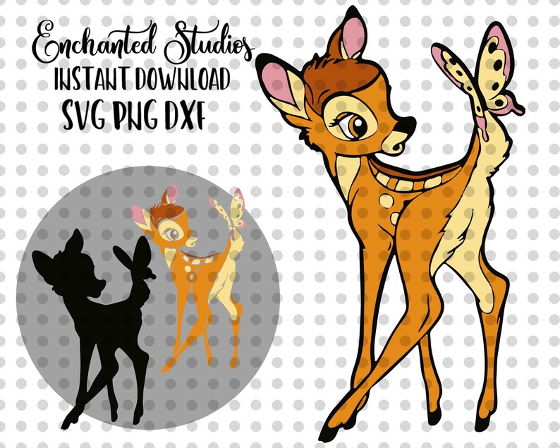 Bambi SVG & PNG Clip Files Thumper Printable Images Digital | Etsy