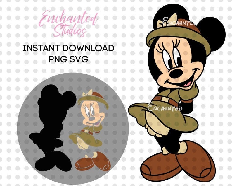 Download Safari Mickey Mouse and Friends Clipart SVG & PNG Clip Art ...
