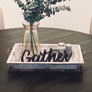 Letras de madera independientes, Letras personalizadas de pie, Signos de madera para la decoración del hogar, Signo de mesa personalizado, Decoración Shabby Chic, Signo de cabaña, Inicio