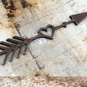 Arrow Sign, Arrow Wood sign, Wood Arrow Décor, Arrow Wall Décor, Heart Arrow, Choose between 33 unique arrow designs and 6 finish styles