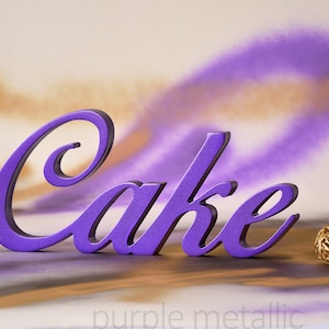 Wood Wedding Sign, Cake Table Decor, Wedding Decor, Rustic Cake Table Sign, Script Letters