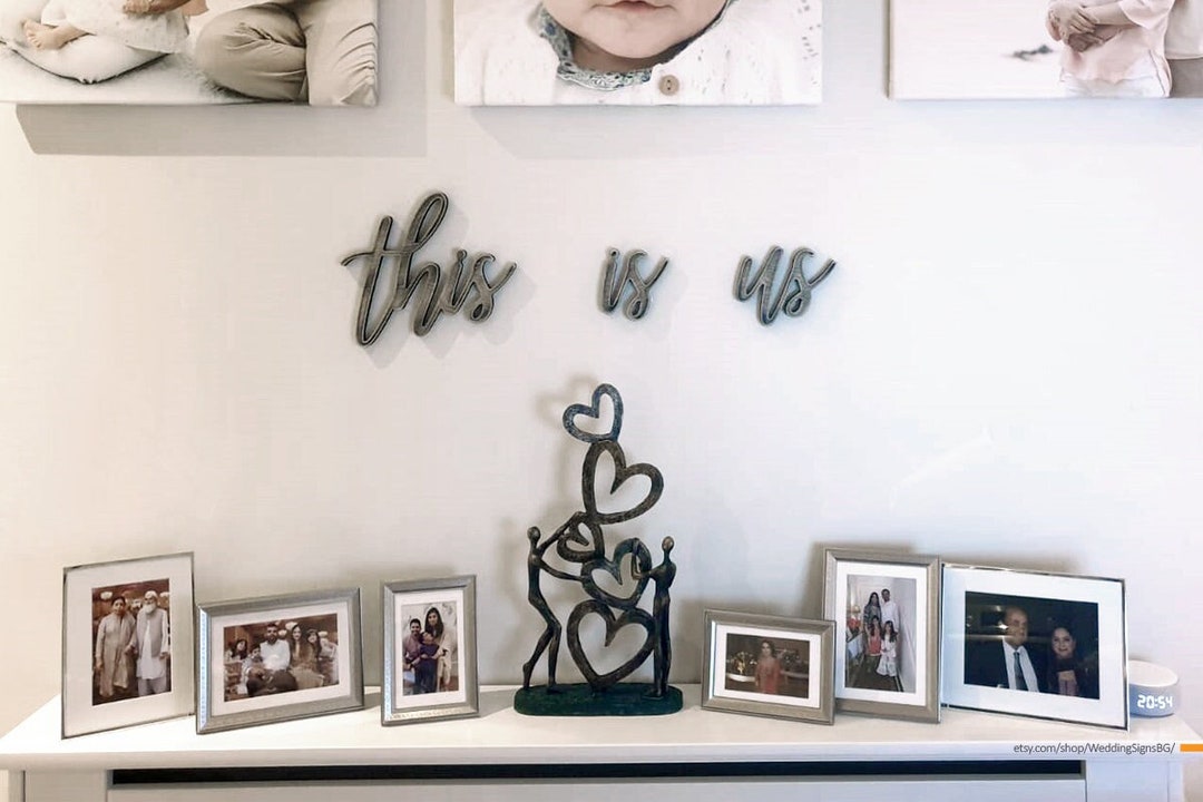 This is Us Sign, This is Us Wooden Sign, Wood Word This is Is, Family ...