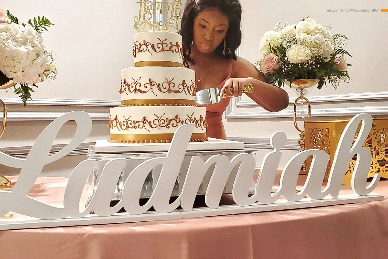 Sweet 16 Name Sign Sweet 16 Centerpieces for Table Sweet Etsy