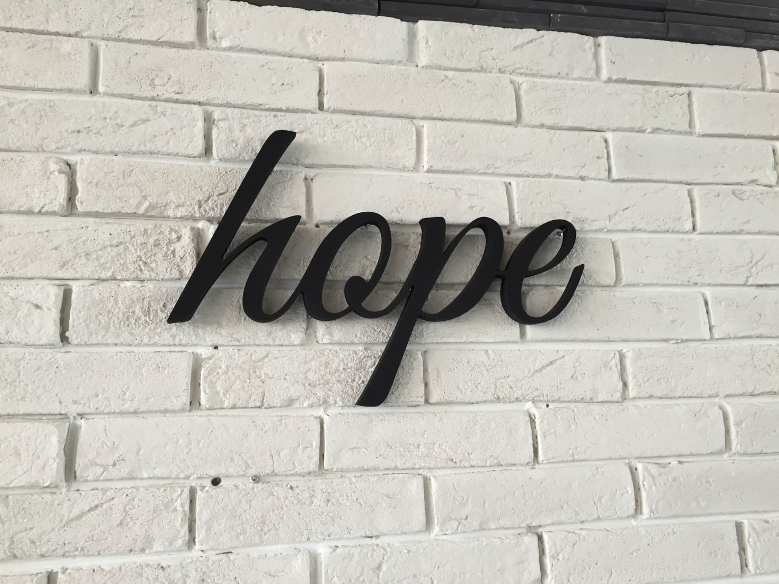 Wooden Letters HOPE Sign Wall Sign Hope Wall Decor Sign Hope Etsy