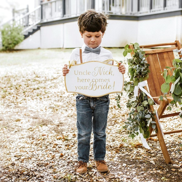 Ring Bearer Signs Etsy