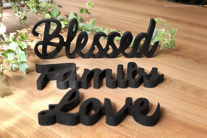 Made-to-order wood signs | Custom Words Sign | Personalized Gifts image 1