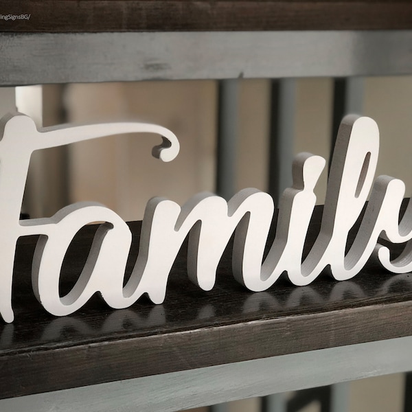 Family Name Sign - Etsy