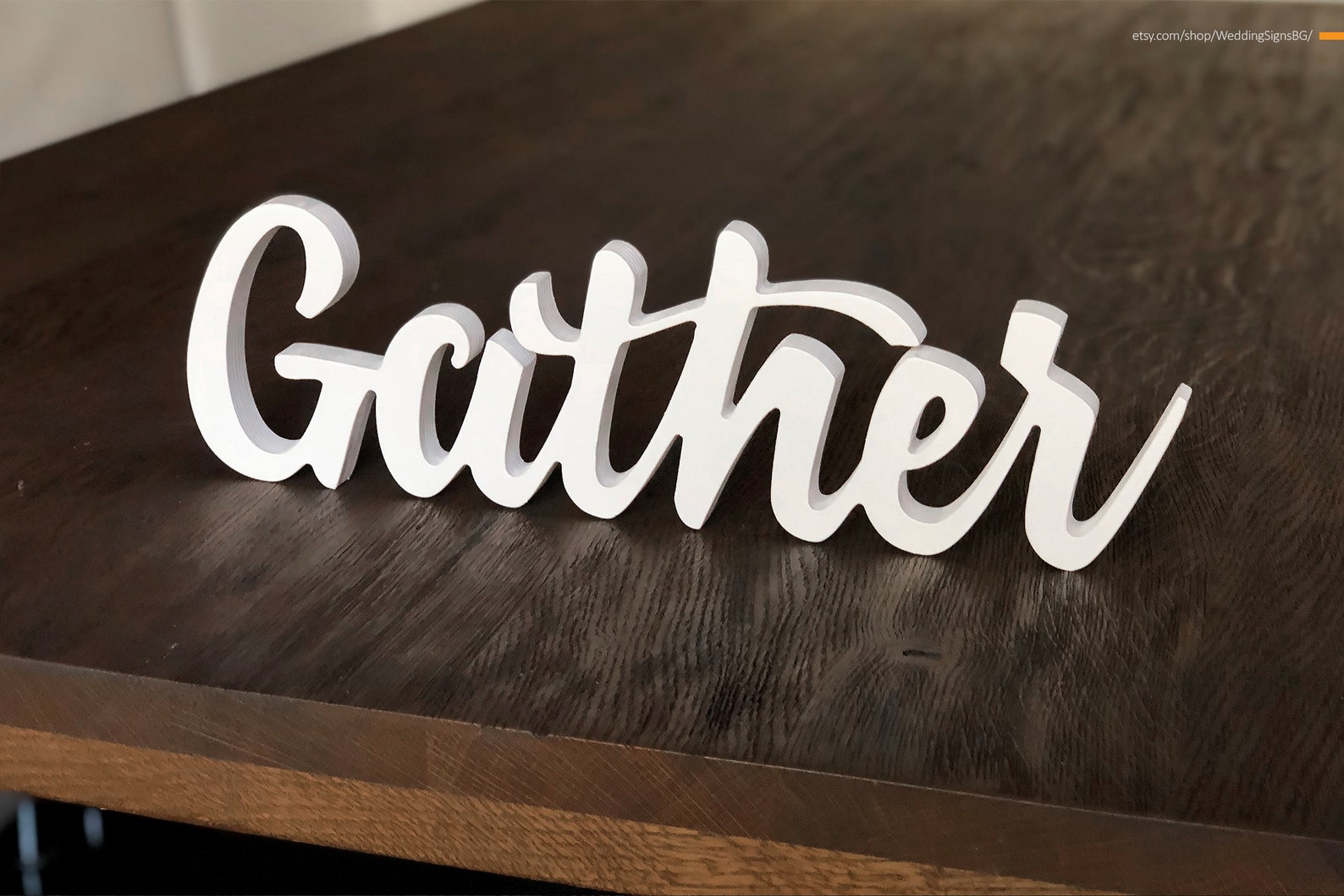 Gather Sign, Gather Wood Sign, Gather Wood Cutout, Dining Room Signs ...