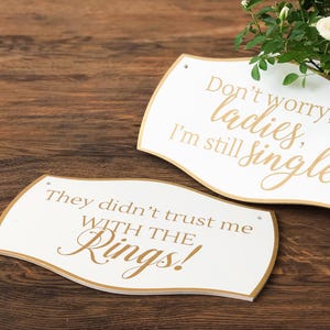 Custom Ring Bearer Sign, Custom Wooden Sign, Flower Girl, Custom Wedding Sign, Rustic Wedding Decor, Wood Wedding Decor