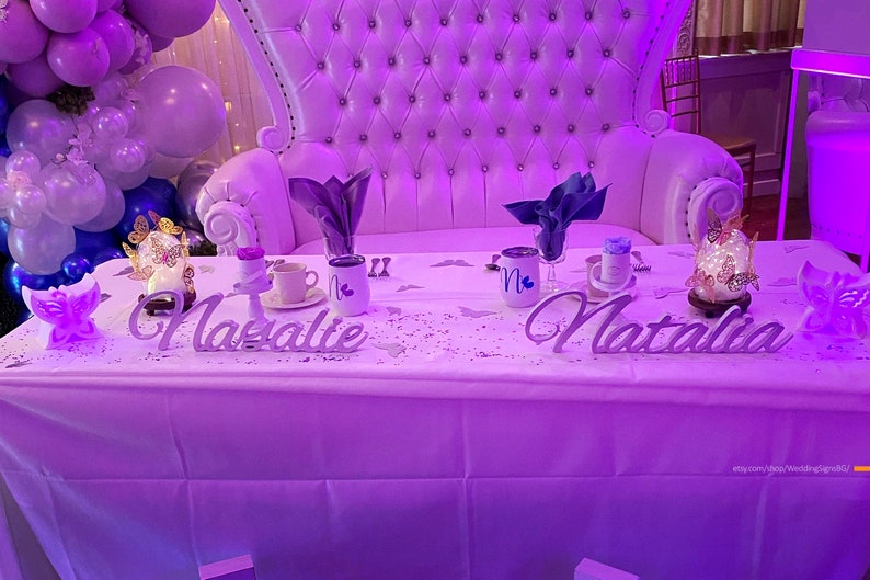 Sweet 16 Name Sign Sweet 16 Centerpieces for Table Sweet Etsy