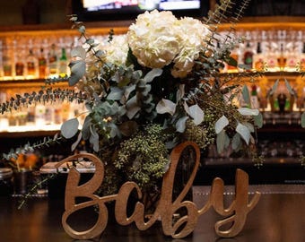 Skyltar till babyshower, könsavslöjande fest, namnskyltdekor, stående skyltar, babyskylt, bordsdekorationer, anpassade babyskyltar, babyfestpresent
