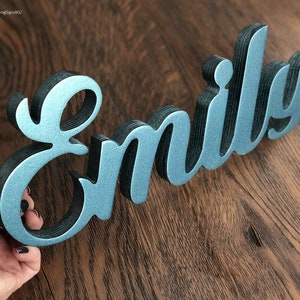 Baby Name Sign, Family Name Sign, Nursery Name Sign, Custom Name Sign, Shelf Decor, Wood Name Sign, Wooden Name Sign, Custom Wood Signs