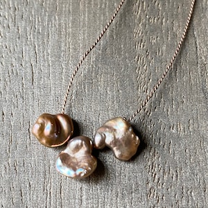 Keishi Freshwater Pearl necklace, Minimalist necklace, Silk Thread necklace, Necklace, Choker, Gemstone, Layering, Dainty