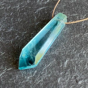 Fluorite necklace, Minimalist necklace, Silk Thread necklace, Necklace, Choker, Gemstone, Layering, Dainty
