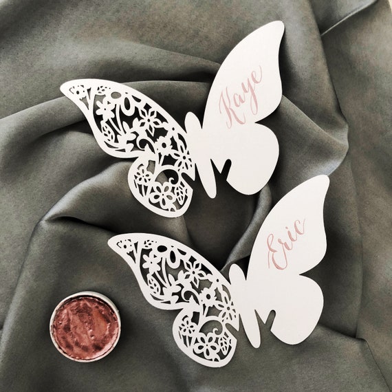 Brand New Butterfly Wedding Name Card Placecard Metal Die Cutters Uk Seller