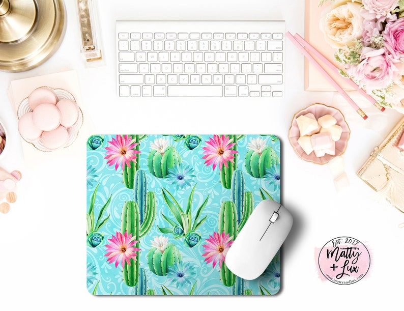 Bright Boho Mouse Pad Desk Accessories Office Gift