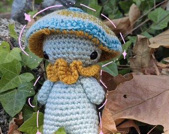 Handmade Crochet Mushroom Doll Mystery Colors - Whimsical Woodland Friend