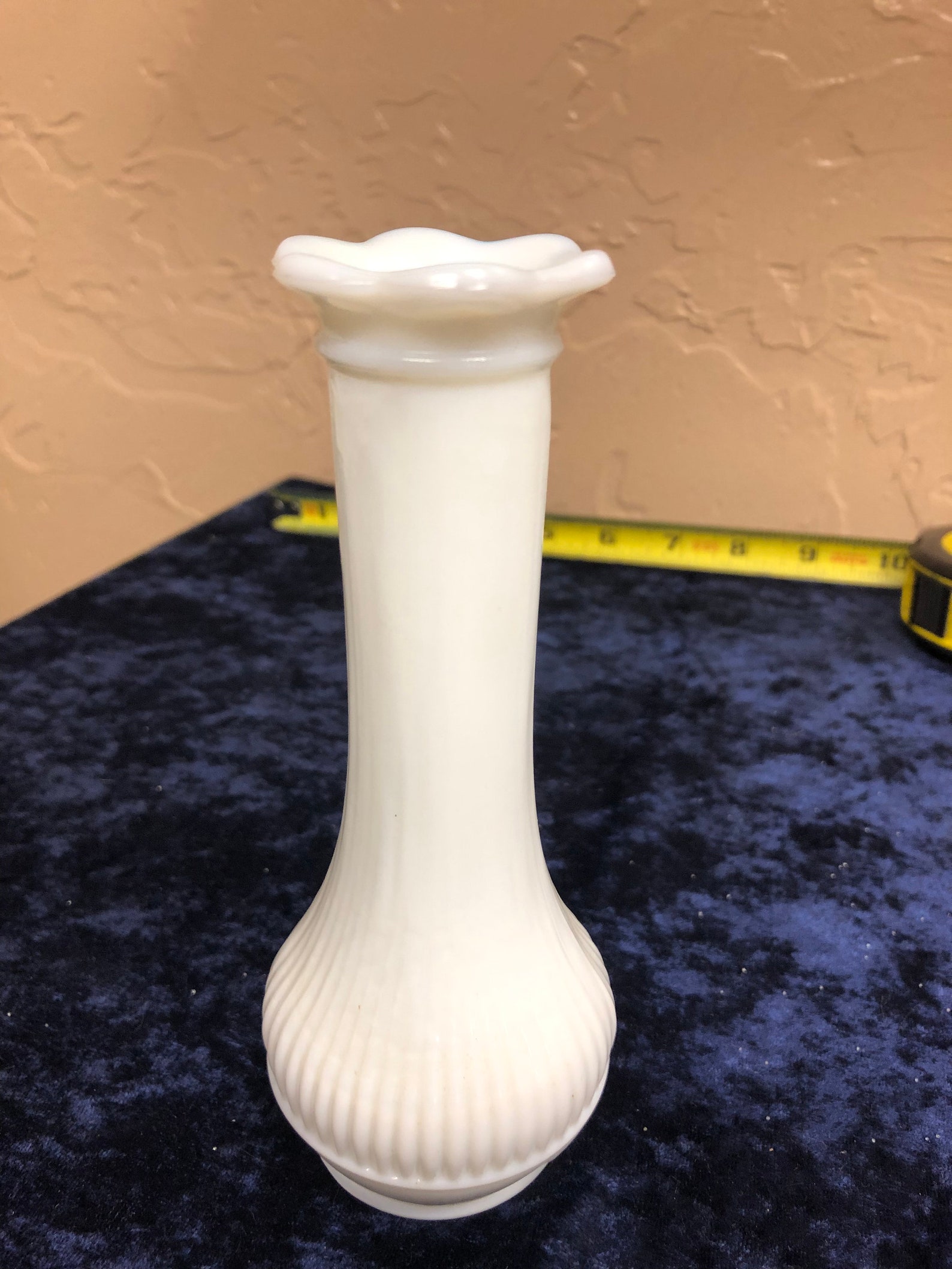Vintage Randall Milk Glass Bud Vase Etsy