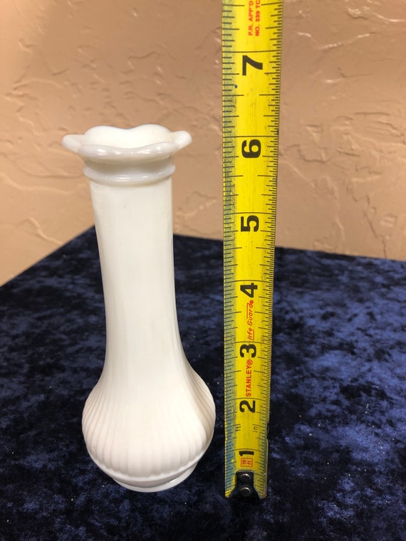 Vintage Randall Milk Glass Bud Vase Etsy