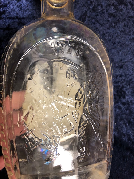 Vintage 1976 Clear Bicentennial Log Cabin Syrup Bottle Etsy