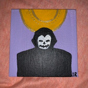 Holy Grim Reaper Original Acrylic Painting