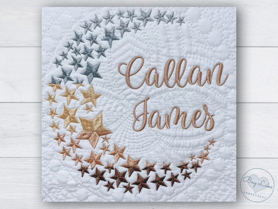 Custom baby quilt with name new arrivals