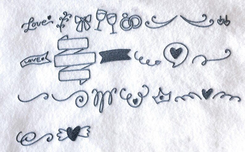 Dingbat Doodles Machine Embroidery Designs: Native BX Font (digital ...
