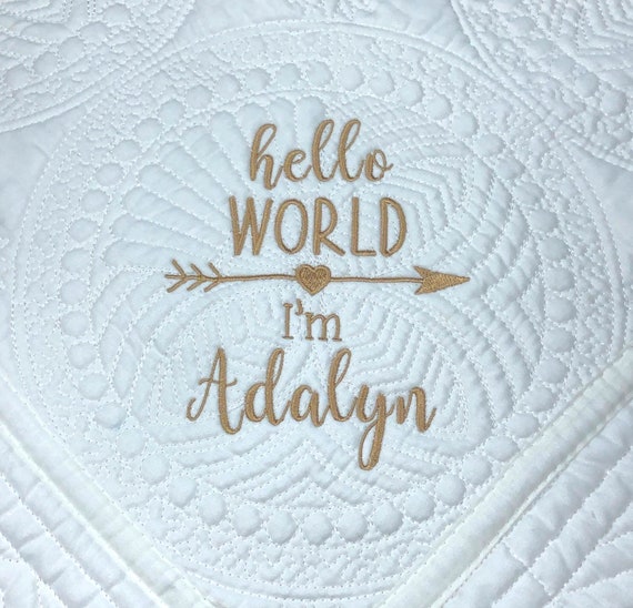 custom baby blankets etsy