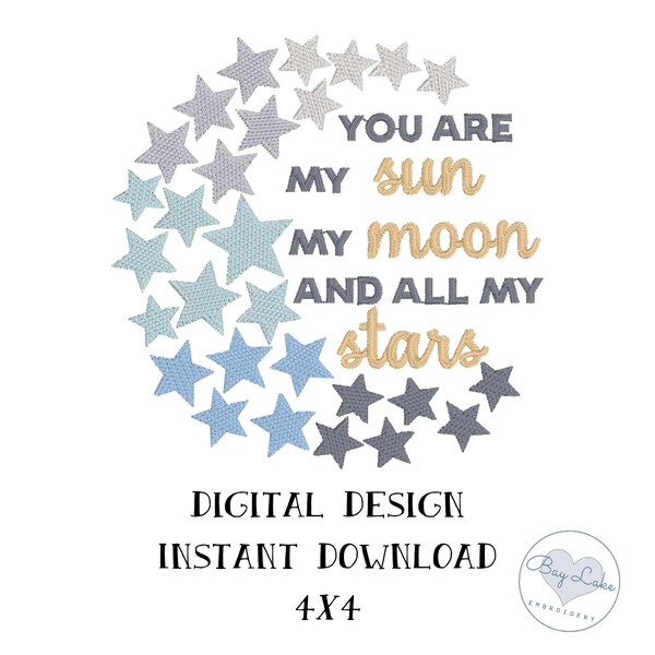You Are My Sun My Moon and All My Stars - Etsy