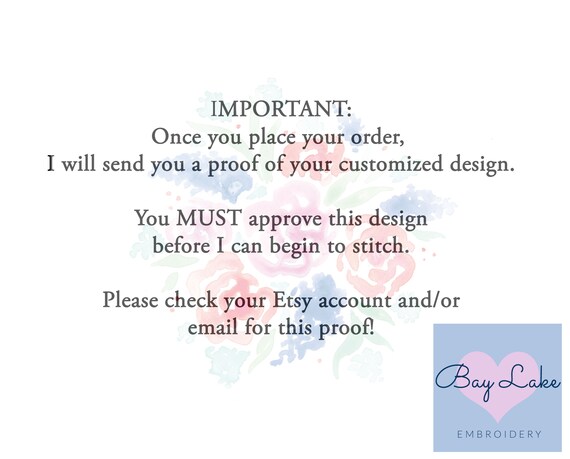 etsy embroidered baby blanket