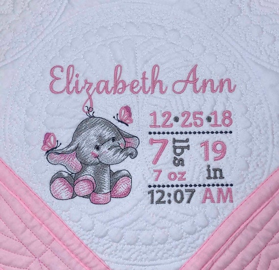 etsy custom baby blanket