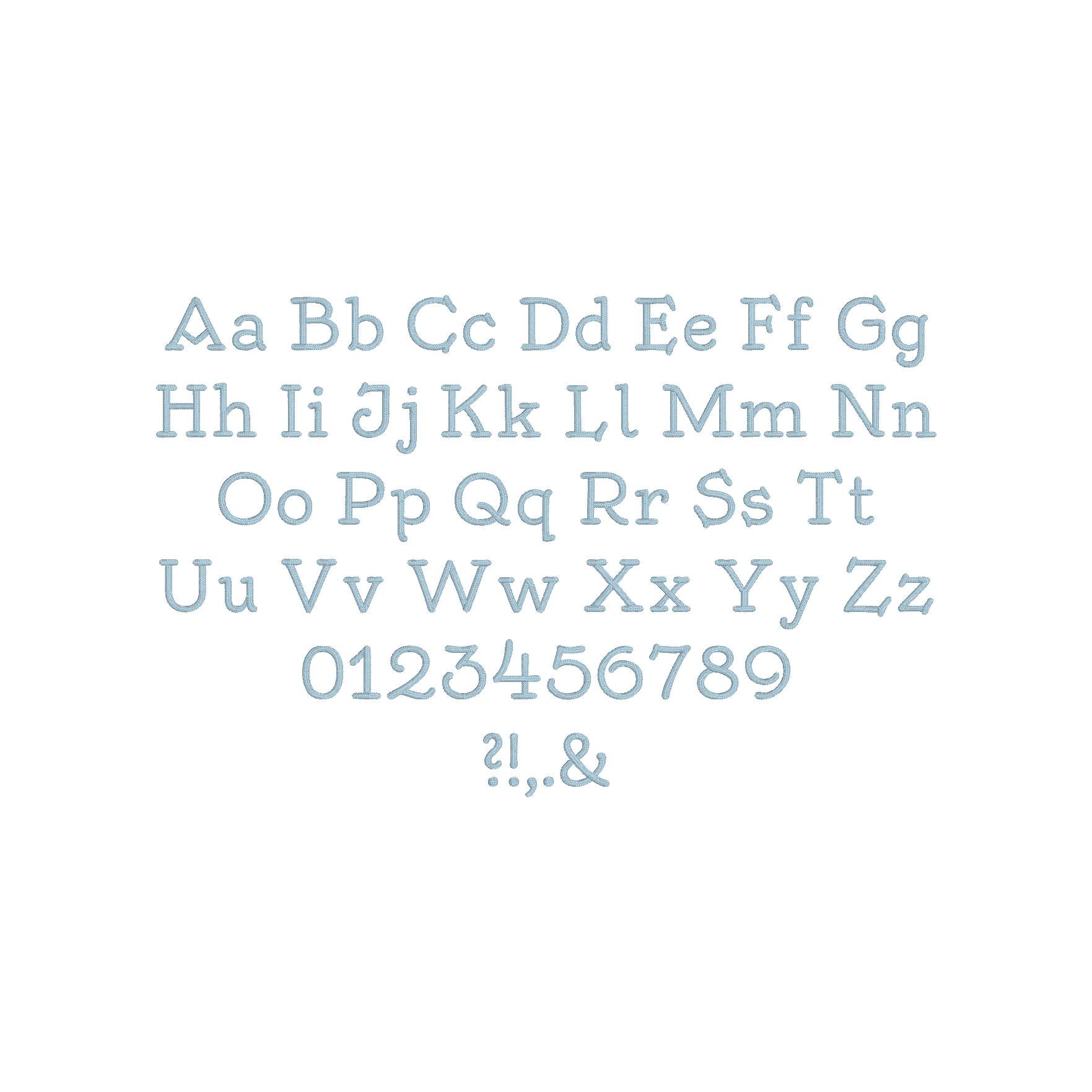 Quarter Inch Scalable Bundle - 4 Hand-digitized Native BX Fonts ...