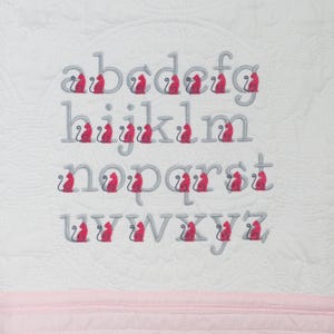 Stickmuster „Katzenalphabet“: Satinstich, Native BX-Schriftart (Digitaler Download) Bild 7
