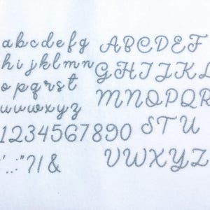 Honeycomb Chain Stitch Machine Embroidery Font: Native BX, 3 Sizes (Digital Download) image 4