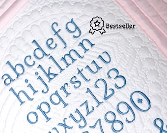 Fairy Garden Embroidery Font: Satin Stitch Native  BX Font (Digital Download)