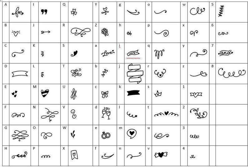 Dingbat Doodles Machine Embroidery Designs: Native BX Font (digital ...