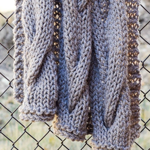 Grand Cables Throw Knitting Pattern Cable Knit Blanket - Etsy