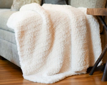 Luxury Faux Mohair Sofa Bed Throw Rug Blanket 130 X 180cm 5 Color Choice 