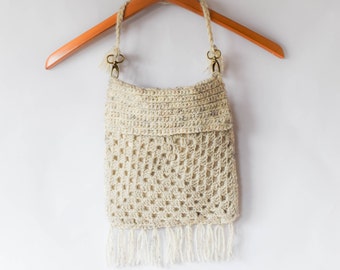 Custom Pattern Order #1 - Boho Crochet Fringed Bag