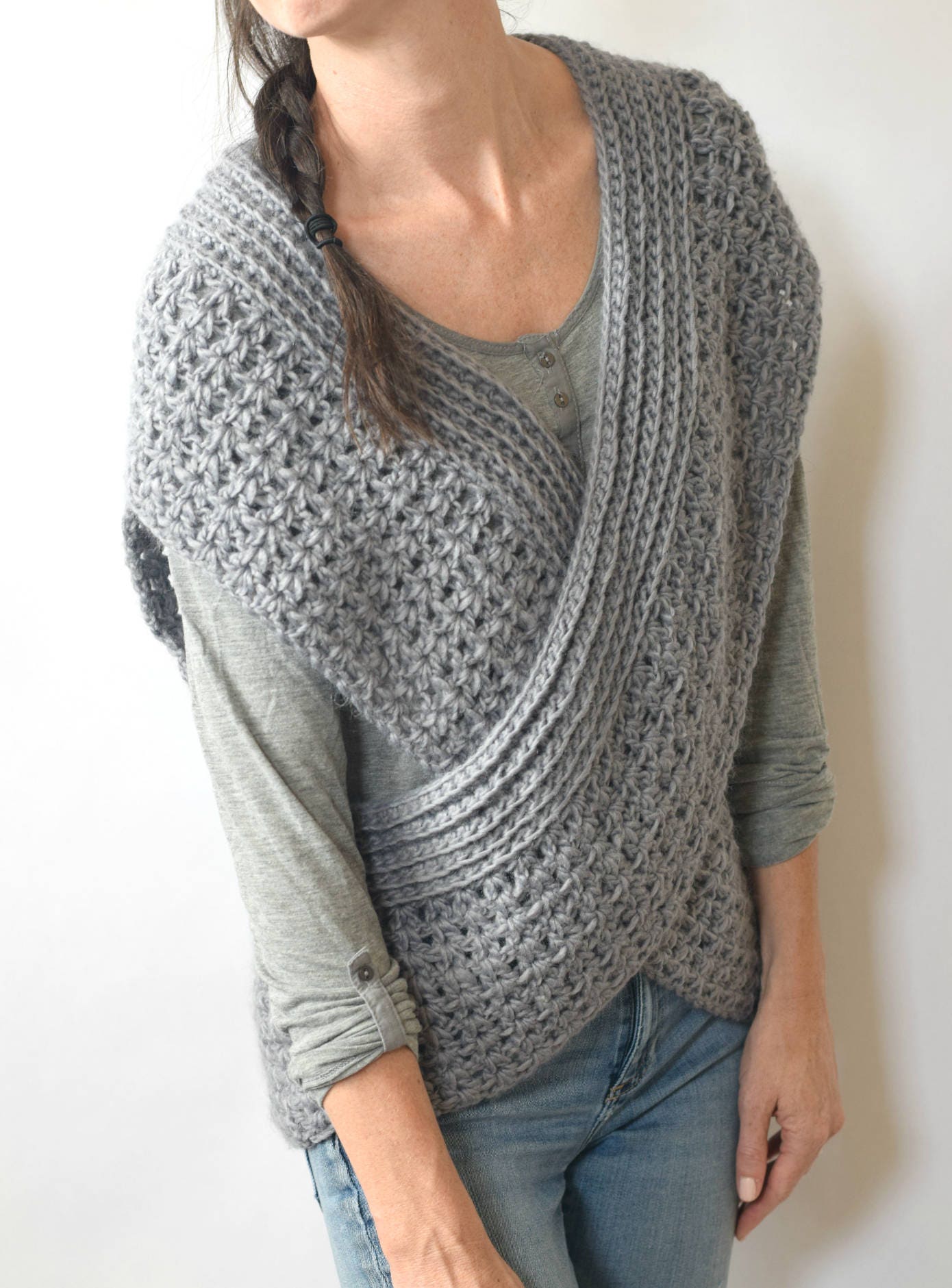 Willow & Root Plush 2 Piece Sweater Set - Women's Sweaters in Gray