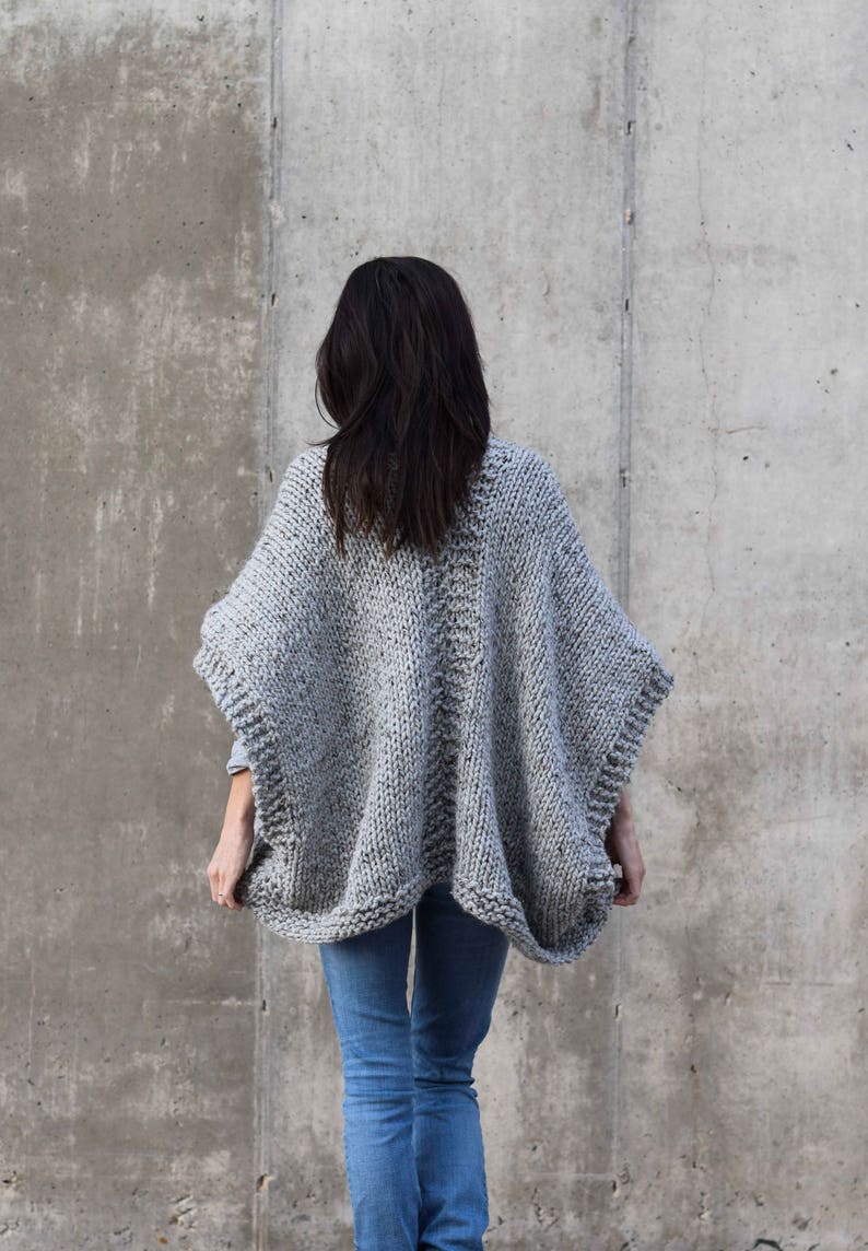 Knitting Pattern Kimono, Sweater Knitting Pattern, Telluride Knit Kimono Pattern, Easy Knit Cardigan Pattern, Beginner Sweater Pattern image 5