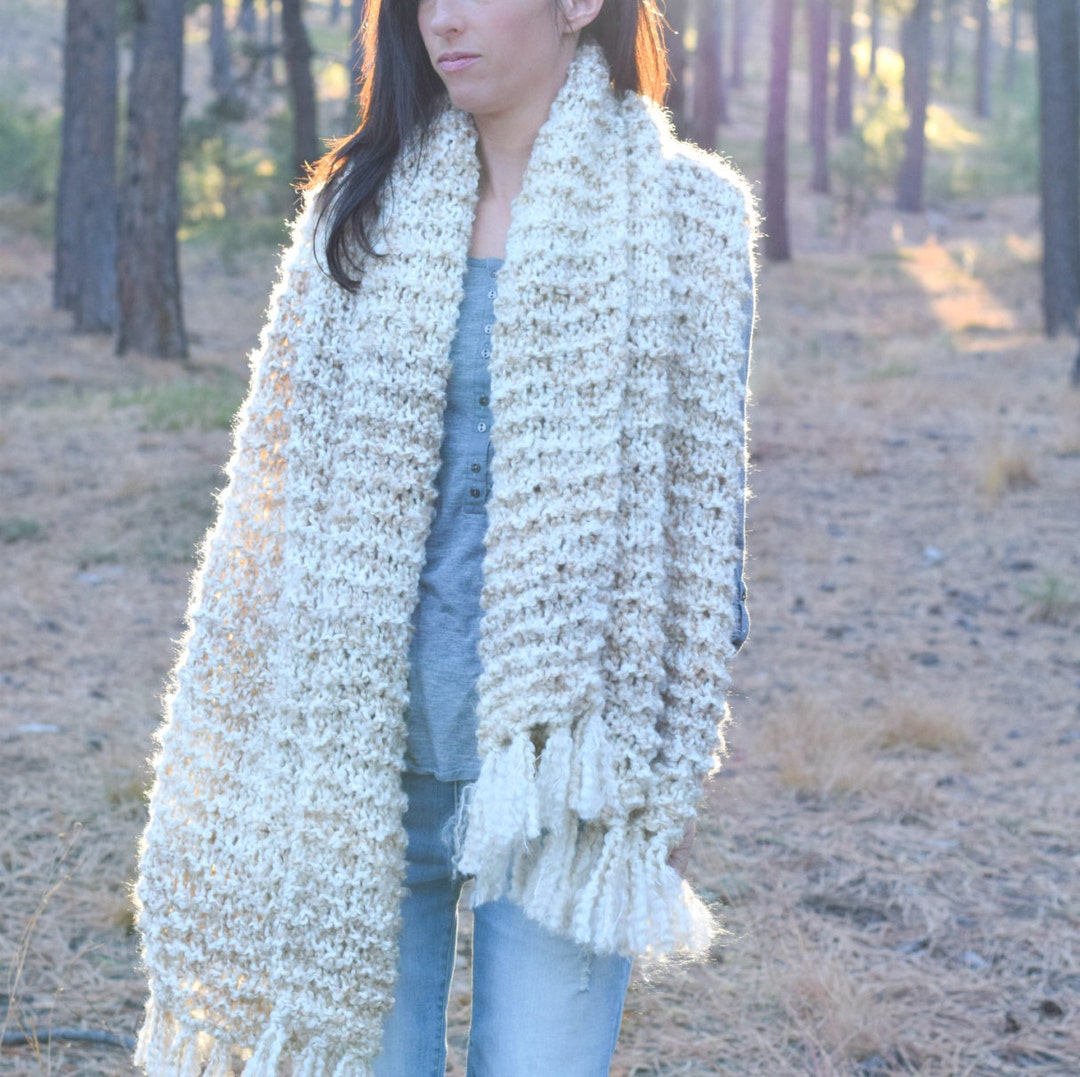 Sedona Serenity Shawl Pattern, Easy Knit Shawl Pattern, Blanket Scarf ...