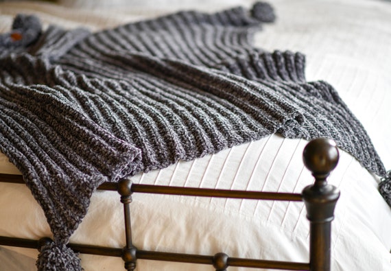 Susan's Family DIY Crochet Blanket Kit for Beginners Knitted