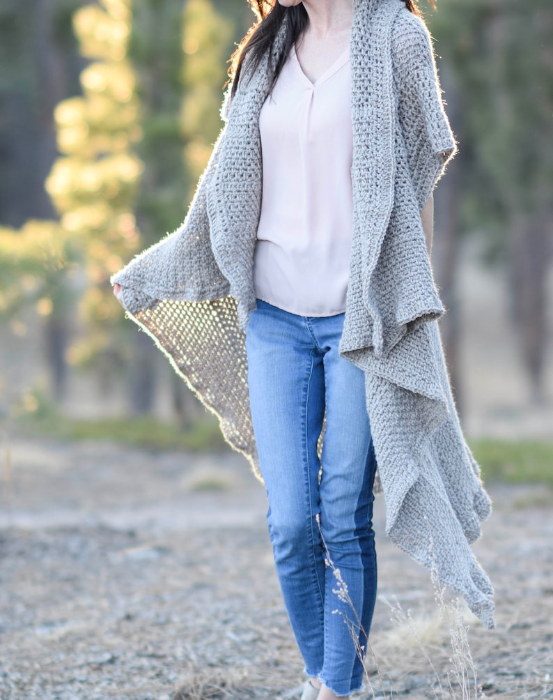 duster cardigan crochet pattern