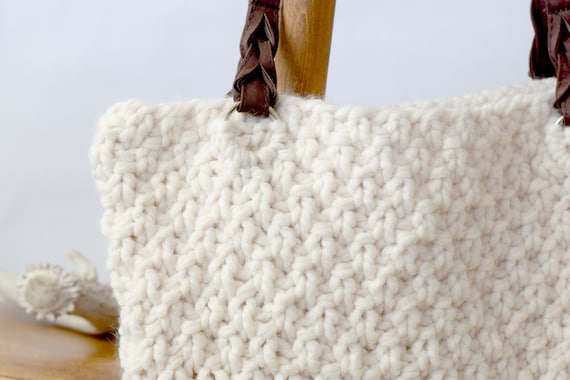 XYANFA Knitting Cuts Of Lamb Knitting Tote Bag Knitter Tote Bag