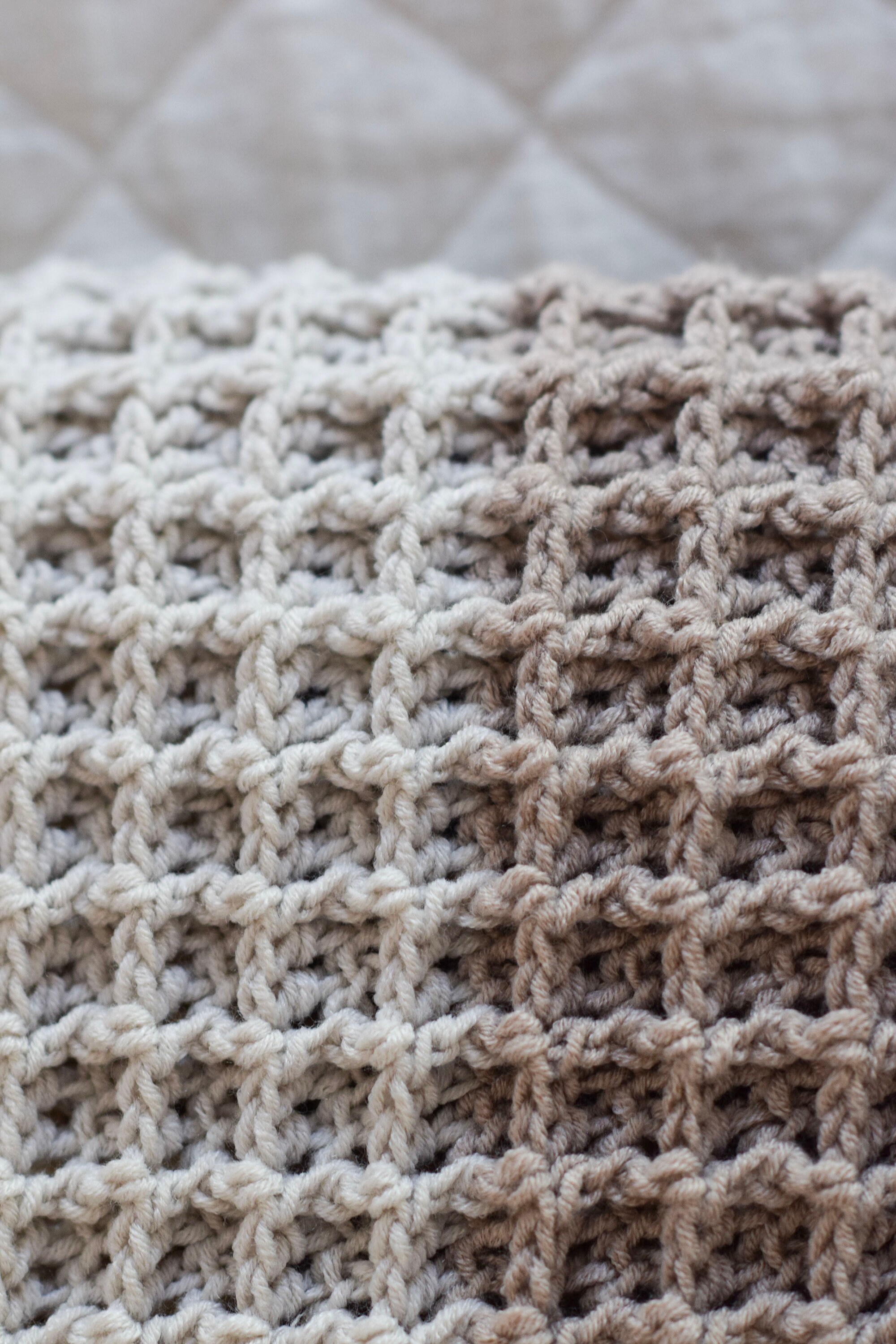 Ravelry waffle stitch blanket sale