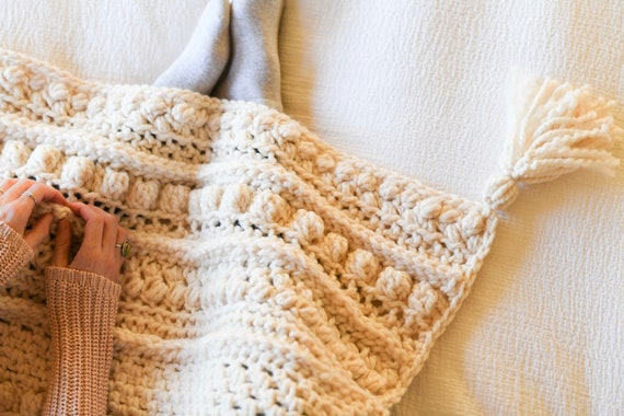 Wintertide Throw Blanket Crochet Pattern Chunky Stitch Sampler Throw Blanket Quick Crochet Blanket Pattern Super Bulky Crochet Blanket