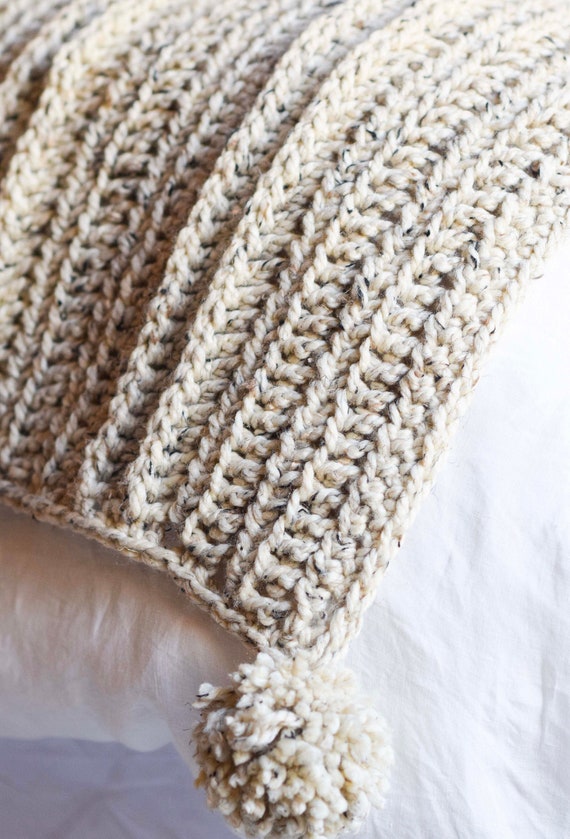 Crochet Chunky Blanket Pattern, Chunky Icelandic Cream Blanket Pattern,  Easy Crochet Afghan Pattern, White Lapghan Pattern, Big Yarn Blanket 