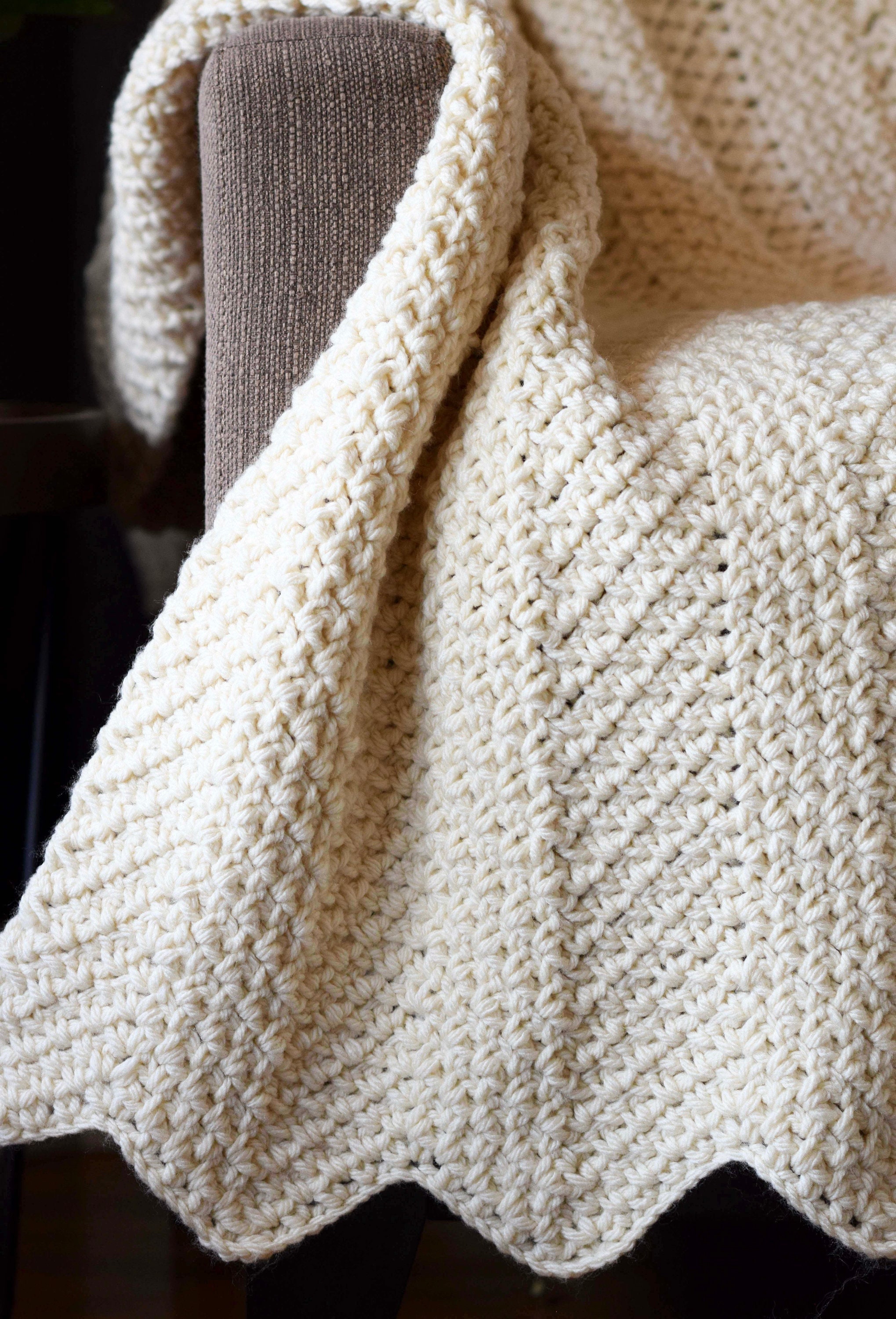 Seed stitch blanket pattern free cheap