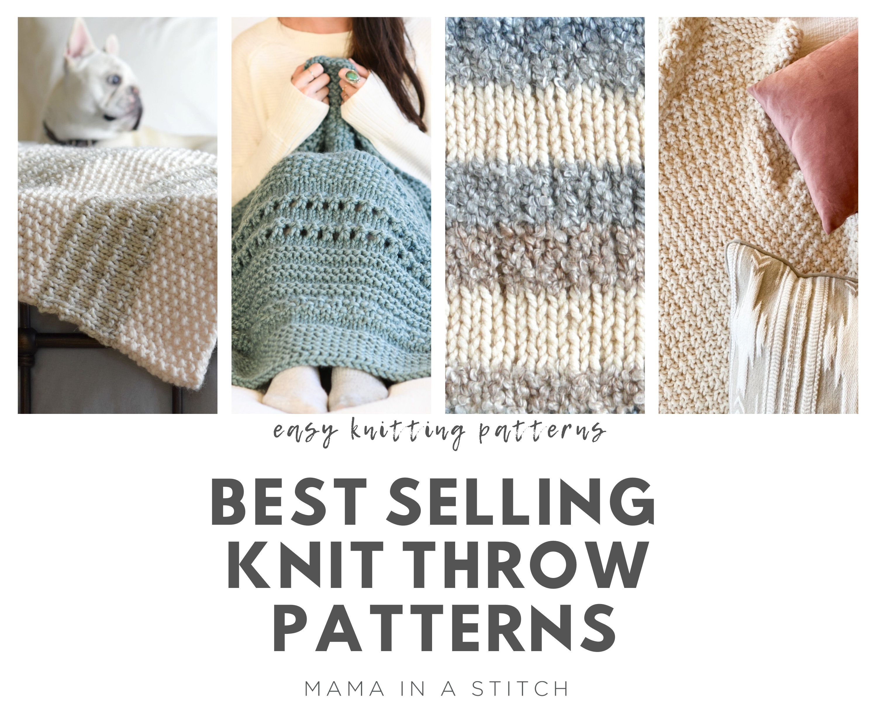 15 Bulky Yarn Suggestions for Knitting Chunky Blankets — Fifty Four Ten  Studio